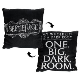 Warner Bros. Beetlejuice One Big Dark Room Invert Throw Pillow 20X20 Inches